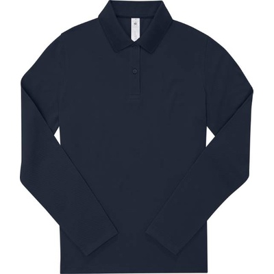 B&C Collection B&c my polo 180 lsl women / Дамска поло риза с дълъг ръкав - тъмносиня s (01w46200301)