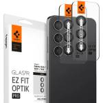 Spigen Протектор за Камерата на Samsung S24, Spigen EZ Fit Optik Pro Glas. tR 2бр. , Черен (AGL05962)