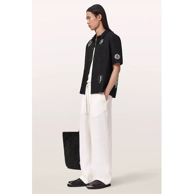 AllSaints Риза с лен AllSaints KARLTON (M051SE)