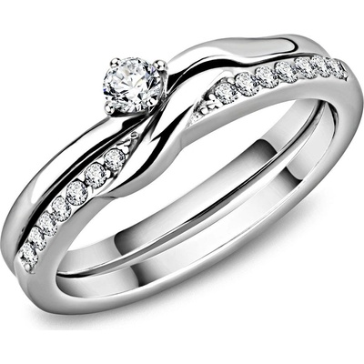 Mabell Set dámských prstenů z chirurgické oceli EMILIANA CZ221TK3508 7C45