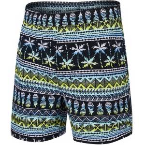 Saxx underwear Бански гащета SAXX Underwear Go Coastal swimming shorts - Multicolor (Pina Stripe / Black Multi)