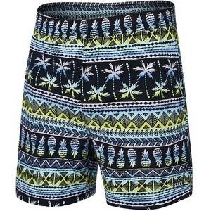 Saxx underwear Бански гащета SAXX Underwear Go Coastal swimming shorts - Multicolor (Pina Stripe / Black Multi)