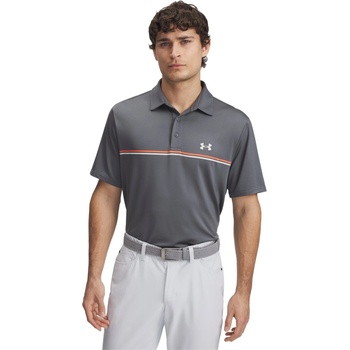 Under Armour Блуза с яка Under Armour Men's Stripe Short-Sleeve Performance Polo Shirt - Grey