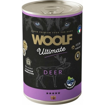 Woolf Ultimate Adult Dog Deer and Blueberries 400 g