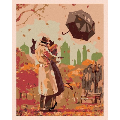 zuty Malování podle čísel Podzimní romance 80 x 100 cm vypnuté plátno na rám 8596530046752