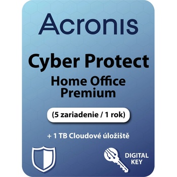 Acronis Cyber Protect Home Office Premium 5 lic. 12 mes.