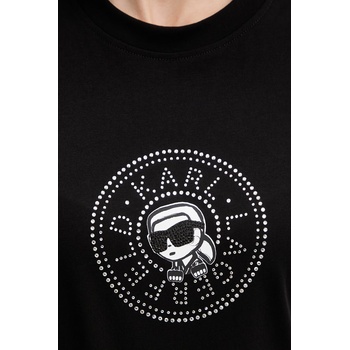 Karl Lagerfeld тениска дамска памучна IKON (B2W17025)