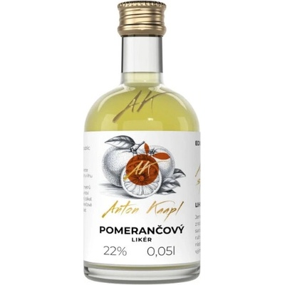 Anton Kaapl Pomerančový Likér 22% 0,05 l (holá láhev)