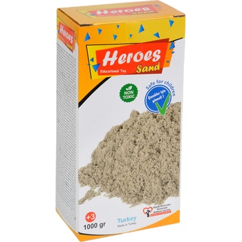 Heroes Кинетичен пясък в кутия Heroes - Натурален цвят, 1000 g (KUM-002.5)