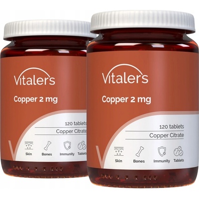 Vitaler's Meď 2 mg 120 tabliet