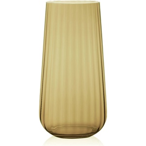 RONA Ваза от оптично стъкло Fade citrine h 25см (5332/ZP_45314/Z)