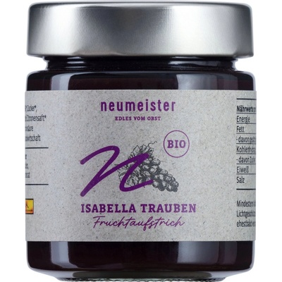 Obsthof Neumeister Bio marmeláda z hroznů Isabella 160 g