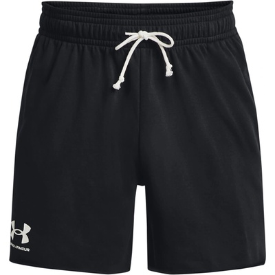 Under Armour RIVAL TERRY 6IN čierna biela