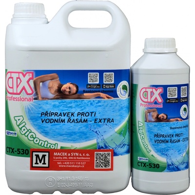 ASTRALPOOL CTX 530 algicid extra ničící vzniklé řasy 5l