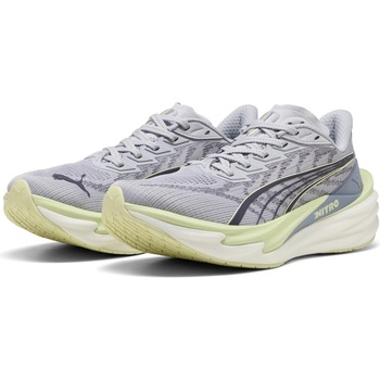 PUMA Дамски маратонки Puma Womens Deviate Nitro 4 Running Shoes - Silver/Green
