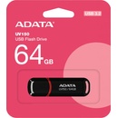 USB flash disky ADATA DashDrive UV150 64GB AUV150-64G-RBK