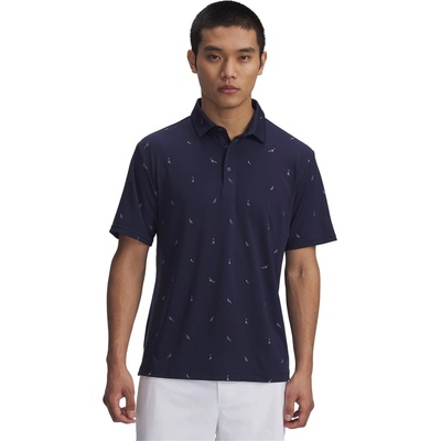 Under Armour Блуза с яка Under Armour Men's Printed Short-Sleeve Performance Polo Shirt - Blue