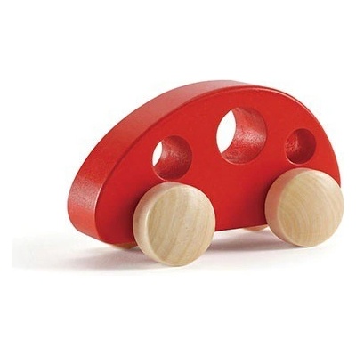 Hape Drevené Auto červené