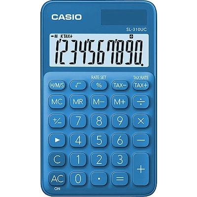 CASIO MODRÁ KALKULAČKA SL-310UC-BU-S.