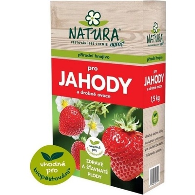 Nohelgarden Hnojivo NATURA na jahody a drobné ovoce 1,5 kg