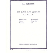 Alphonse Leduc Noty pro piano Au Gre Des Ondes