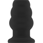 Sono No. 50 Medium Hollow Tunnel Butt Plug 4 Inch Black