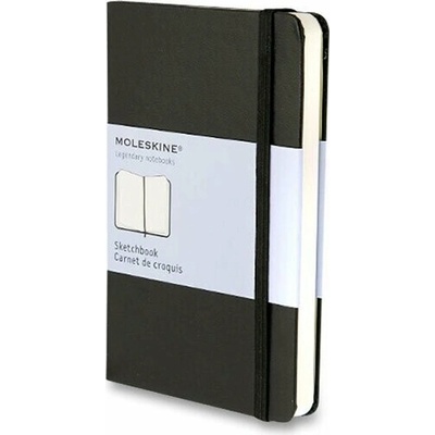 Skicář Moleskine - tvrdé desky, S - černý