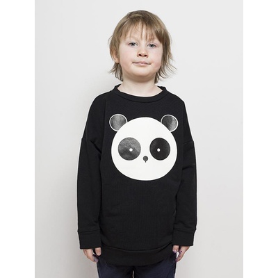 Lemur Mikina svietiaca Panda čierna