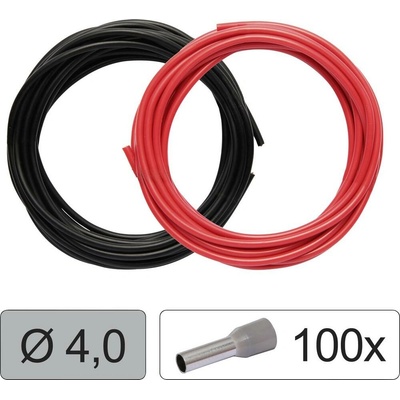 Quadrios 25CW130 jeden drôt, LiFY, 4.0 mm², červená, čierna, 1 sada