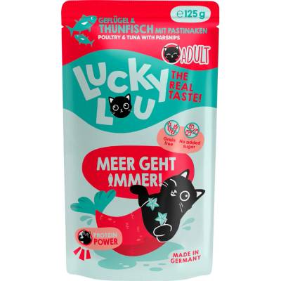 Lucky Lou Adult 16 x hydinové a tuniak 125 g