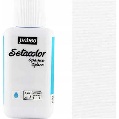 Pébéo Setacolor Opaque barva na textil 10 titanium white 250 ml