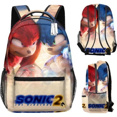 Dětský / studentský batoh s potiskem celého obvodu motiv Sonic