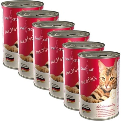 Bewi cat Meatinis hydina 6 x 400 g