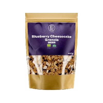 BrainMax Pure Blueberry Cheesecake Granola, Borůvky a Bílá čokoláda BIO 400 g