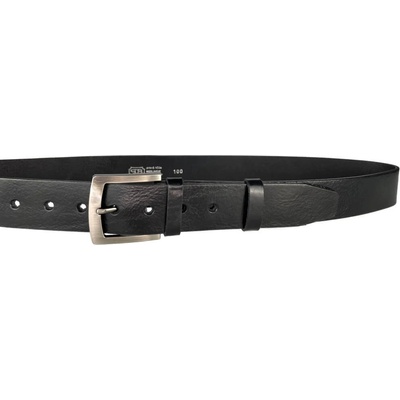 Penny Belts pánský kožený opasek EXKLUZIV 25-V1-60 černý
