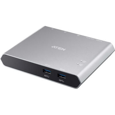 ATEN Kvm превключвател, aten us3310, 2-портов, 4k, hdmi, usb-c (aten-us3310-at)