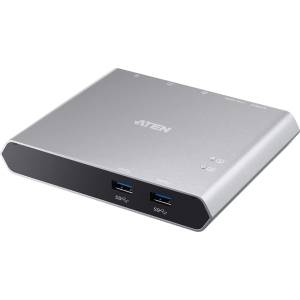 ATEN Kvm превключвател, aten us3310, 2-портов, 4k, hdmi, usb-c (aten-us3310-at) - computermarket