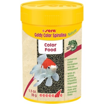 Sera Goldy Nature Color Spirulina- Храна за златни рибки, оцветяваща 50 мл