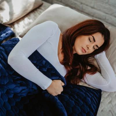 SleepLab Cool & Warm Blue 9 kg 140x200
