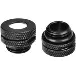 Thermaltake Pacific G1/4 Pressure Equalizer Stop Plug w/ O-Ring - Black (CL-W086-CU00BL-A)
