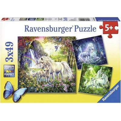 Ravensburger Krásni jednorožci 3 x 49 dielov