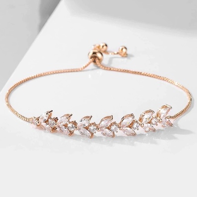 Éternelle náramek Swarovski Elements Daisy Rose NR-BP2177(3) Zlatá
