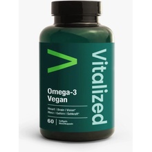 Vitalized Omega-3 Vegan mäkké gélové tablety 1500 mg 60 kapsúl