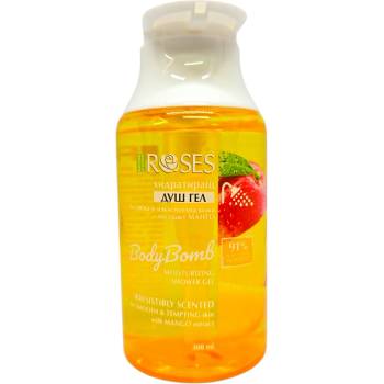 Natura of agiva roses душ гел, Хидратиращ, Помпа, 300мл, Манго