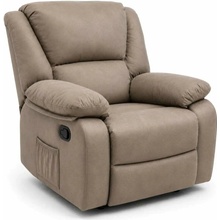 LuxuryForm DESIGN Televízne kreslo VELORA s polohovaním Taupe