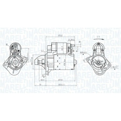 Startér MAGNETI MARELLI 063725395010
