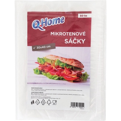 Q-Home olovrantové vrecká 30 x 40 cm 50 ks