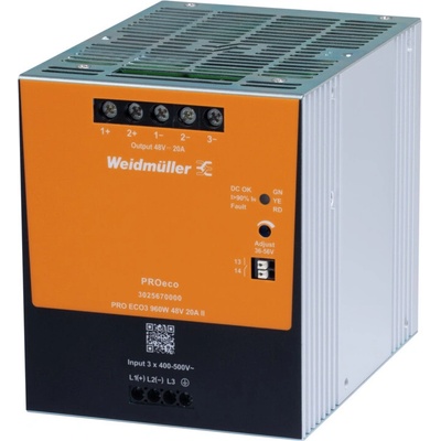 Jednotka elektrického napájania Weidmüller PRO MAX 960W 24V 40A (3025660000)
