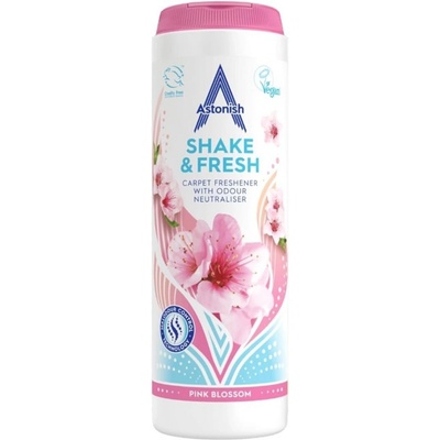 Astonish Osvěžovač koberců Shake & Fresh s vůní růžového květu 400 g