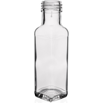 Láhev skleněná Marasca 100ml, hranatá